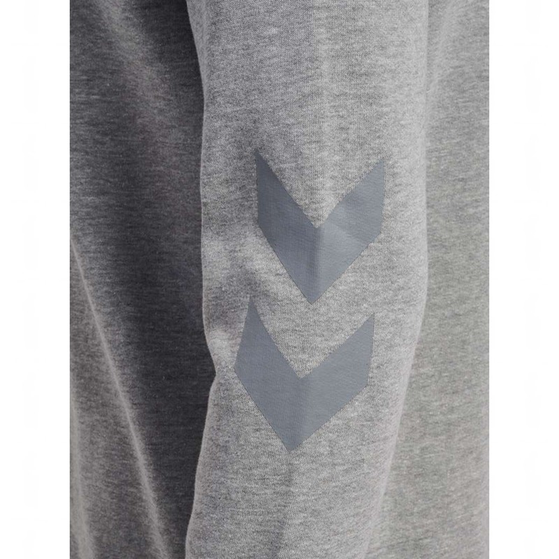 Sweat a Capuche Hummel Legacy Zip Femme Grise | 281416-761