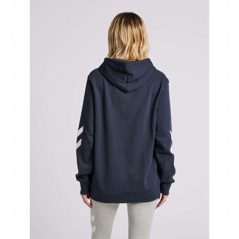 Sweat a Capuche Hummel Legacy Zip Femme Bleu | 041471-716