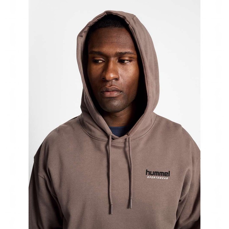 Sweat a Capuche Hummel Lgc Nate Homme Marron | 045774-490