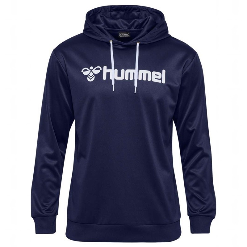 Sweat a Capuche Hummel Logo Homme Bleu Marine | 871564-079