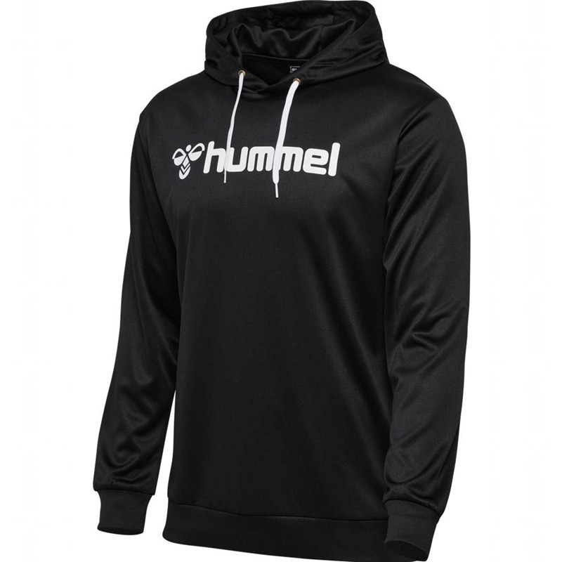 Sweat a Capuche Hummel Logo Homme Noir | 335251-622