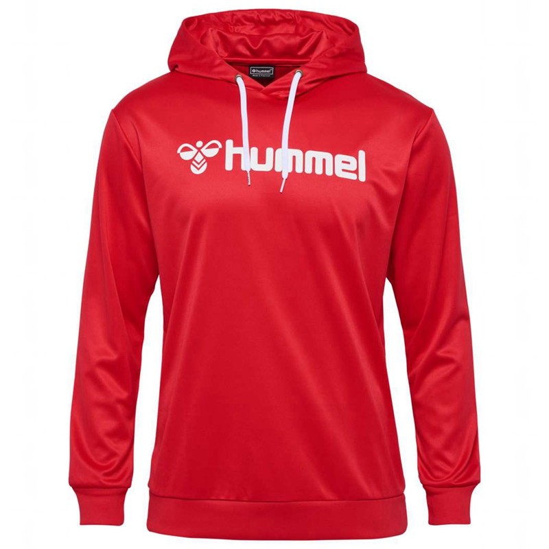 Sweat a Capuche Hummel Logo Homme Rouge | 714928-565