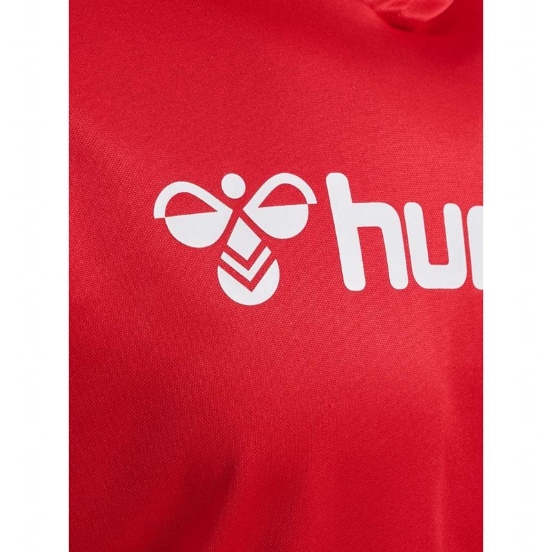 Sweat a Capuche Hummel Logo Homme Rouge | 714928-565