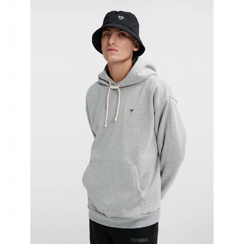 Sweat a Capuche Hummel Loose Bee Femme Grise | 705174-804