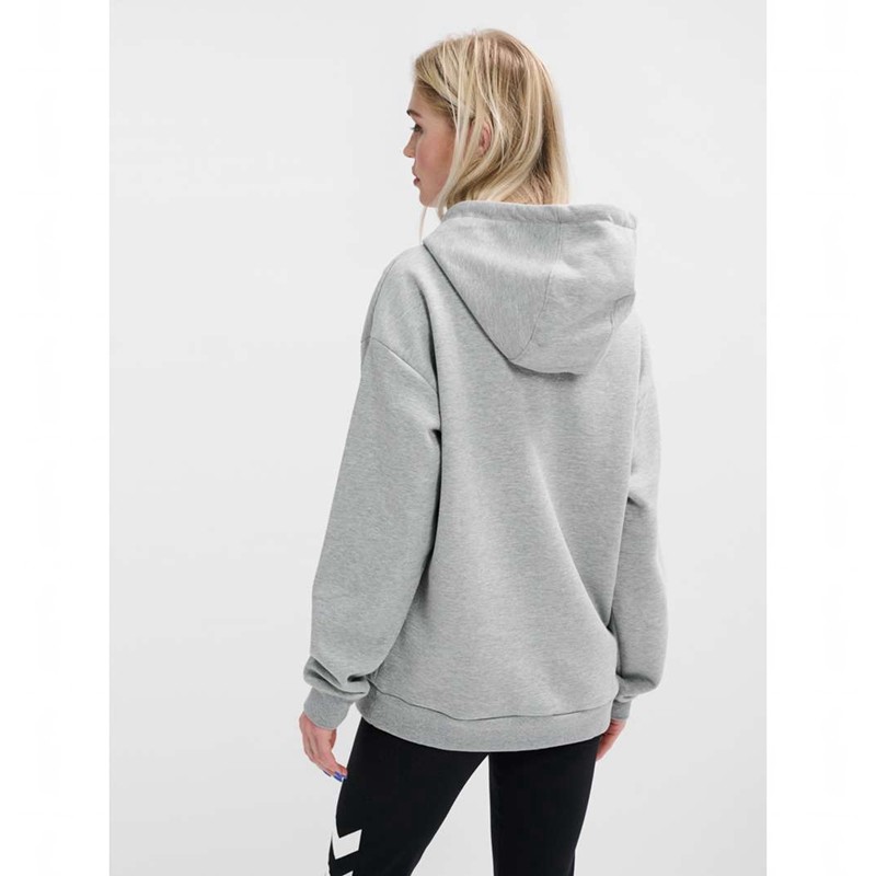 Sweat a Capuche Hummel Loose Bee Femme Grise | 705174-804