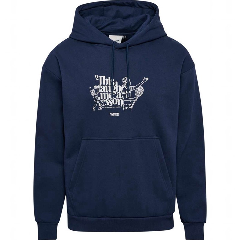 Sweat a Capuche Hummel Loose Lesson Homme Bleu Marine | 280837-420