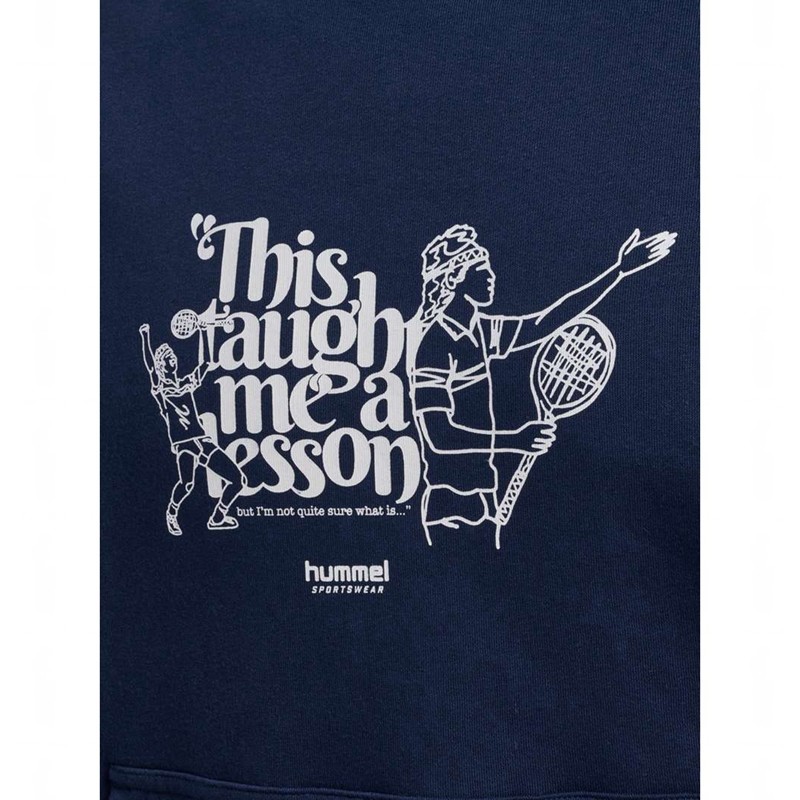 Sweat a Capuche Hummel Loose Lesson Homme Bleu Marine | 280837-420