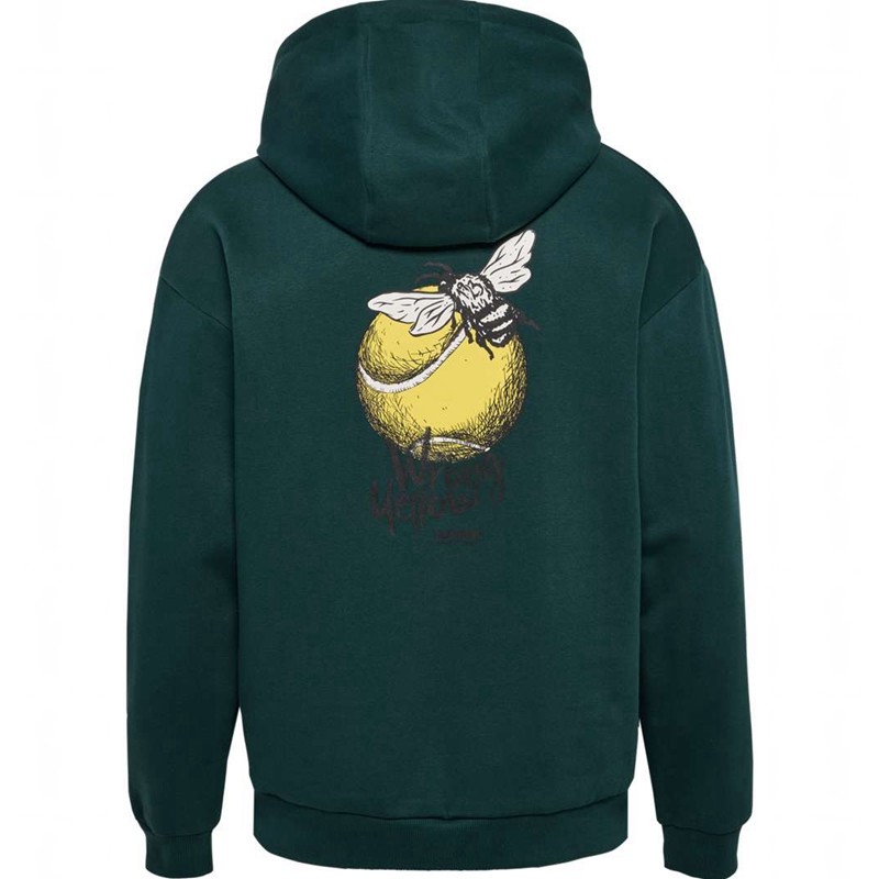 Sweat a Capuche Hummel Loose Wrong Yellow Homme Vert | 914829-631