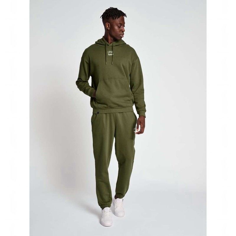 Sweat a Capuche Hummel Lp10 Boxy Sweat Homme Vert | 605977-055