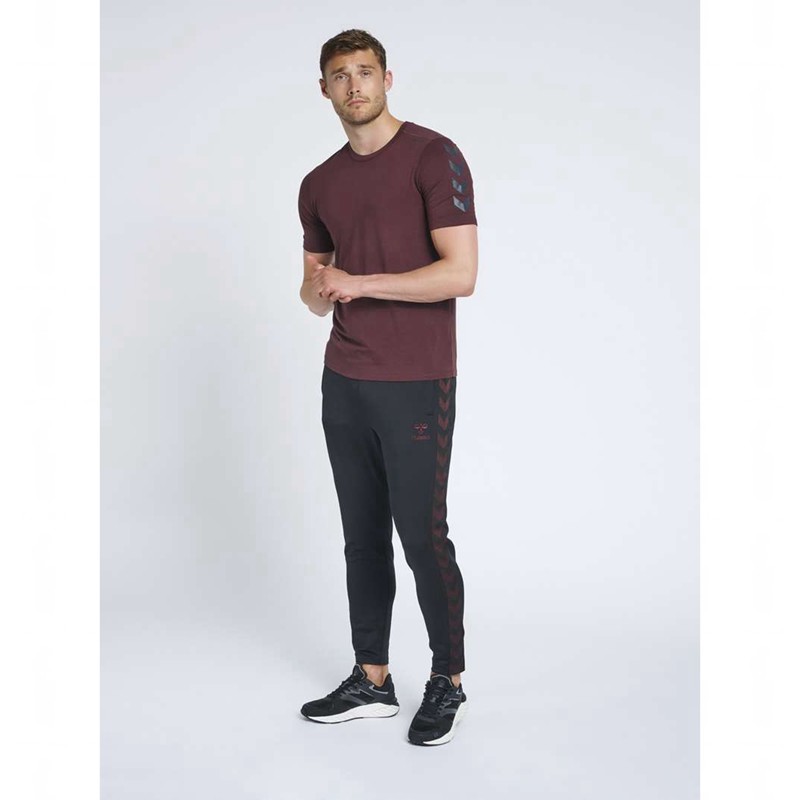 Sweat a Capuche Hummel Mace Homme Bordeaux | 141209-255