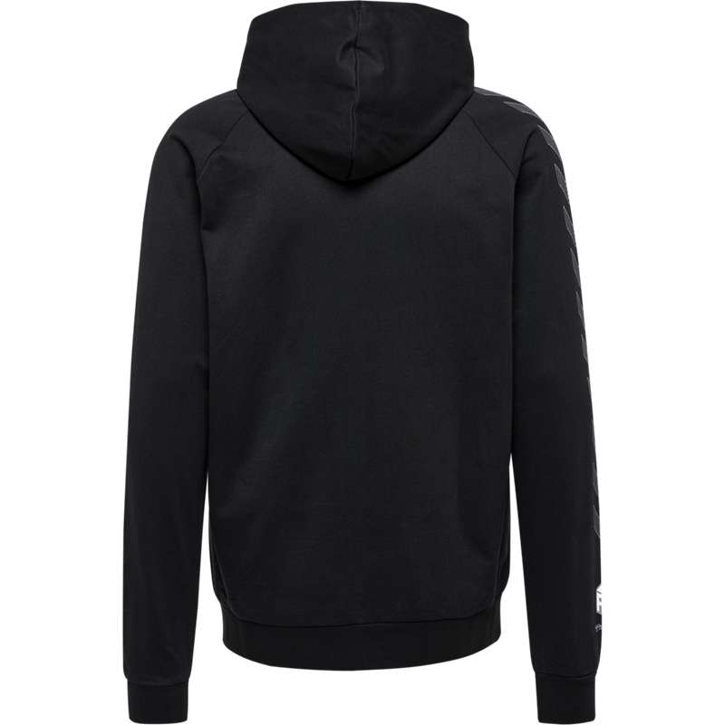 Sweat a Capuche Hummel Move Grid Cotton Zip Homme Noir | 122966-120