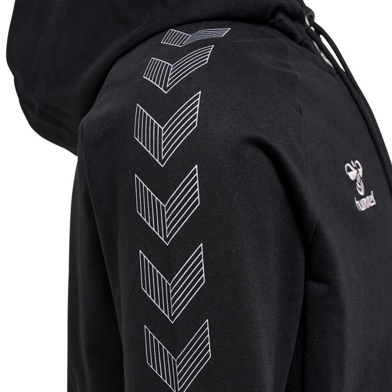 Sweat a Capuche Hummel Move Grid Cotton Zip Homme Noir | 122966-120