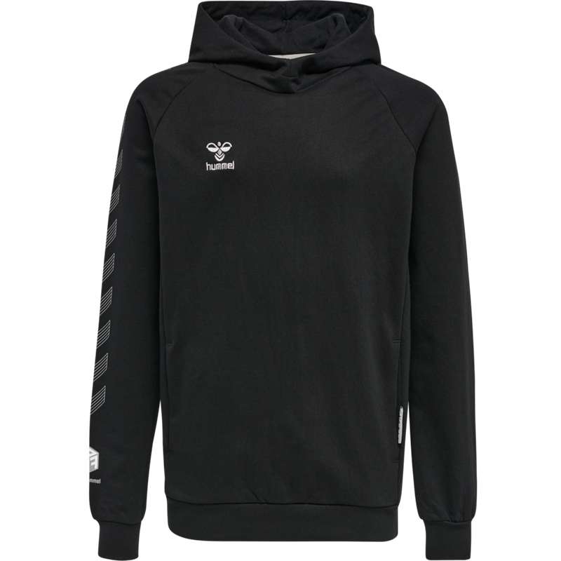 Sweat a Capuche Hummel Move Grid Cotton Enfant Noir | 767941-392