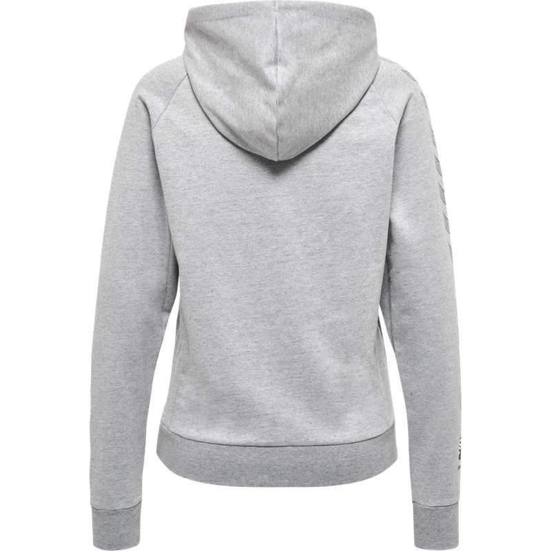 Sweat a Capuche Hummel Move Grid Cotton Femme Grise | 302435-348