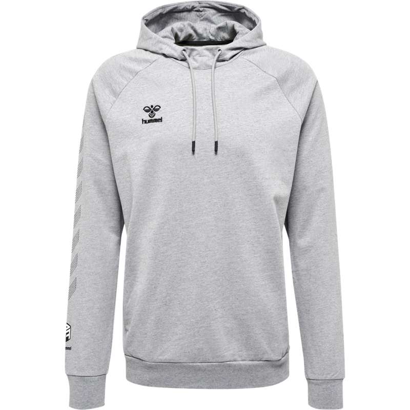 Sweat a Capuche Hummel Move Grid Cotton Homme Grise | 015064-480