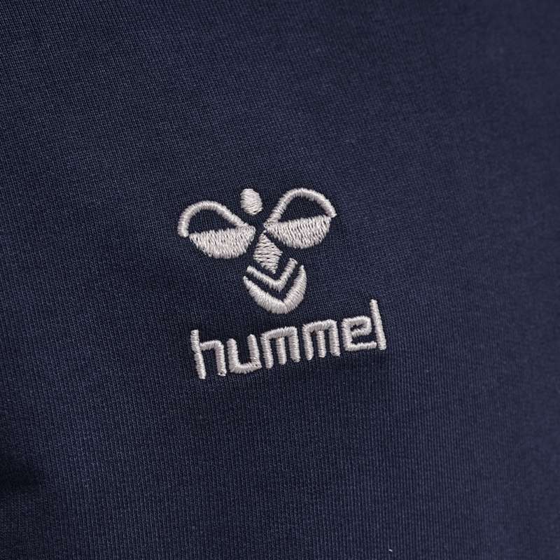 Sweat a Capuche Hummel Move Grid Cotton Enfant Bleu Marine | 045729-163