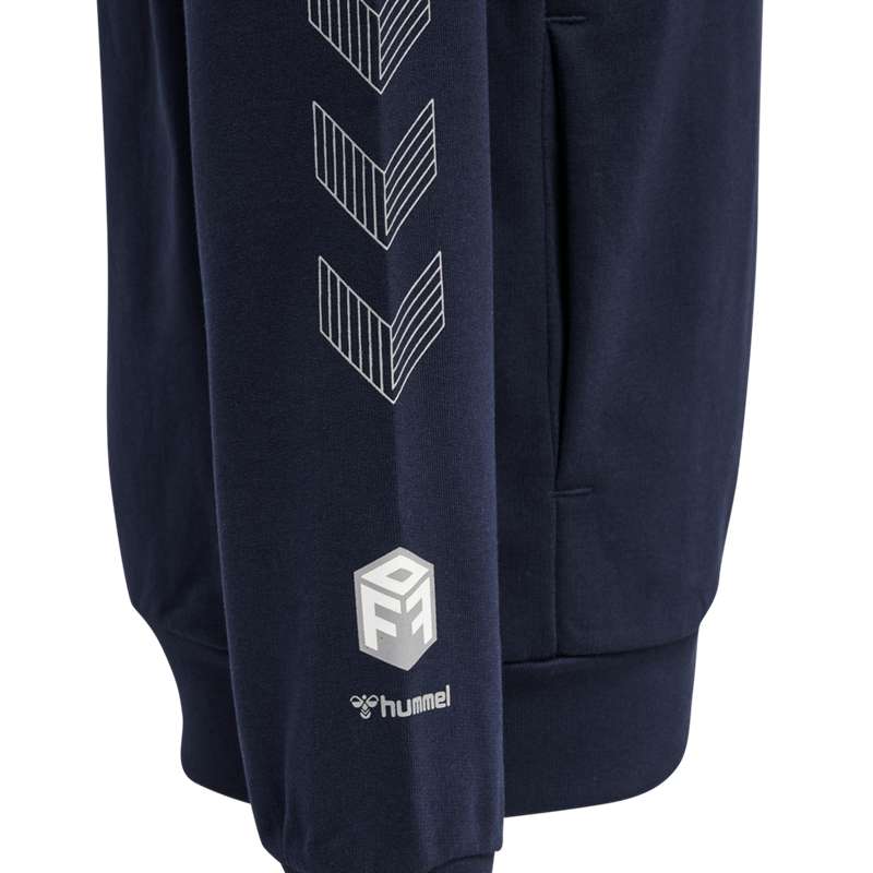Sweat a Capuche Hummel Move Grid Cotton Enfant Bleu Marine | 045729-163