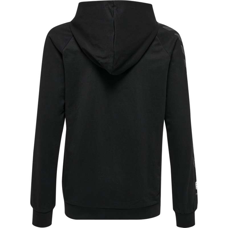Sweat a Capuche Hummel Move Grid Cotton Zip Enfant Noir | 463327-389