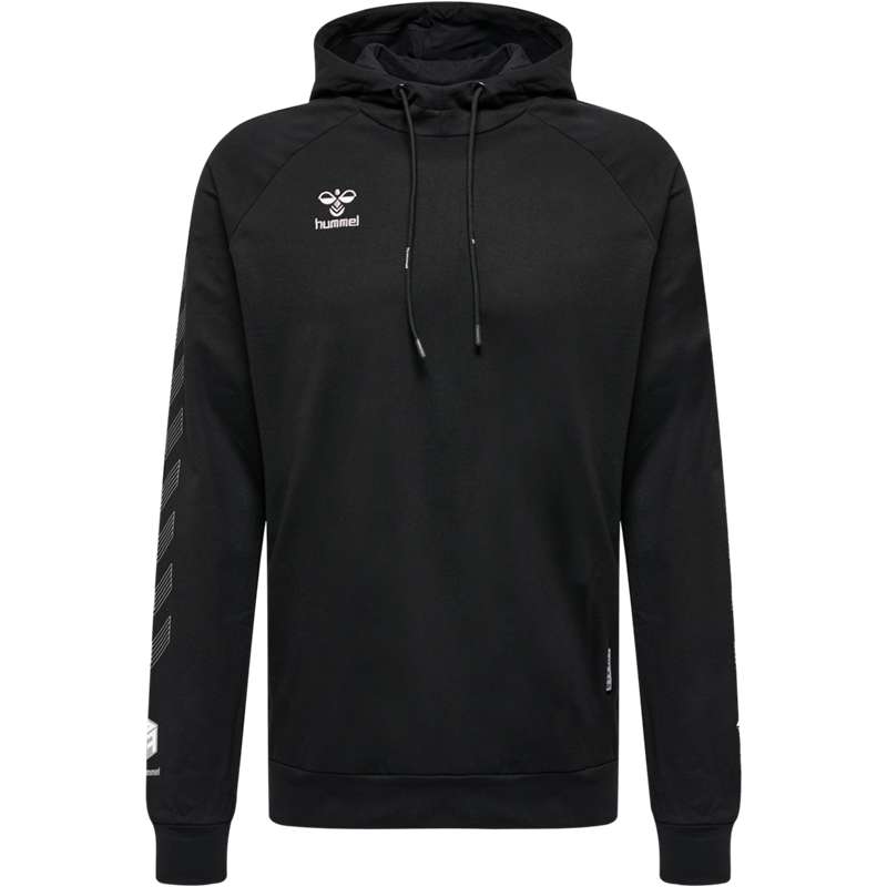 Sweat a Capuche Hummel Move Grid Cotton Homme Noir | 847932-663