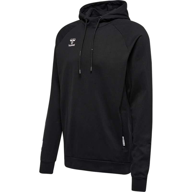 Sweat a Capuche Hummel Move Grid Cotton Homme Noir | 847932-663