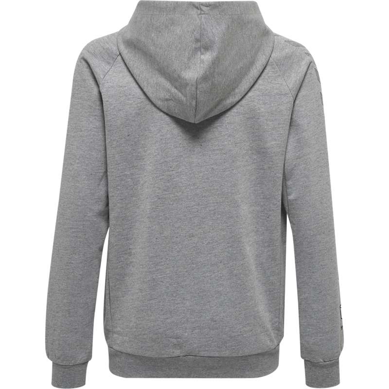 Sweat a Capuche Hummel Move Grid Cotton Zip Enfant Grise | 886841-849