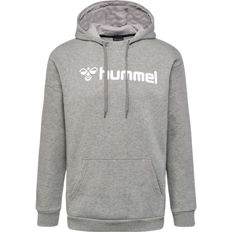 Sweat a Capuche Hummel Mover Cotton Homme Grise | 356075-612