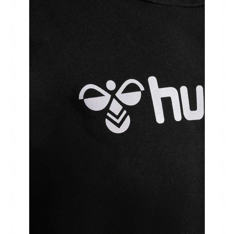 Sweat a Capuche Hummel Mover Cotton Homme Noir | 991701-954