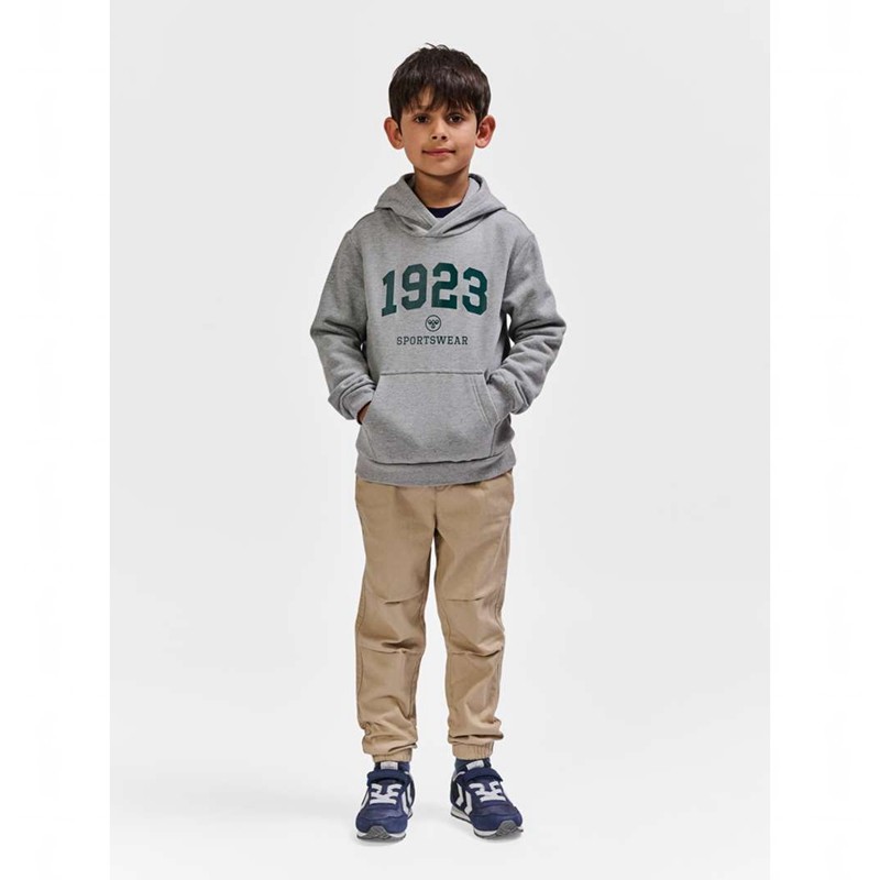 Sweat a Capuche Hummel Nipps Enfant Grise | 748617-625