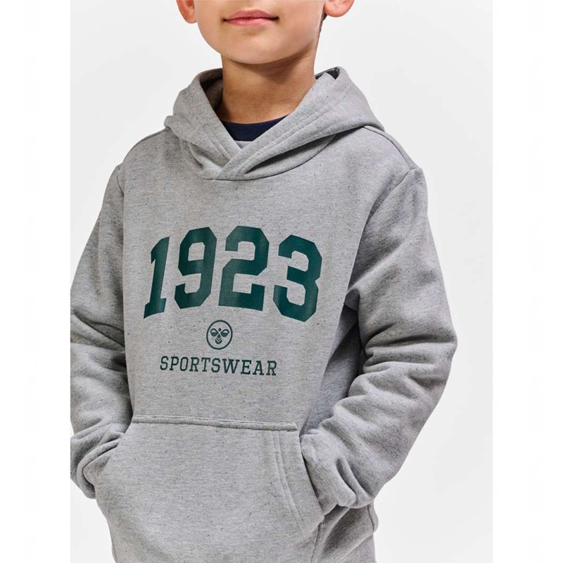 Sweat a Capuche Hummel Nipps Enfant Grise | 748617-625