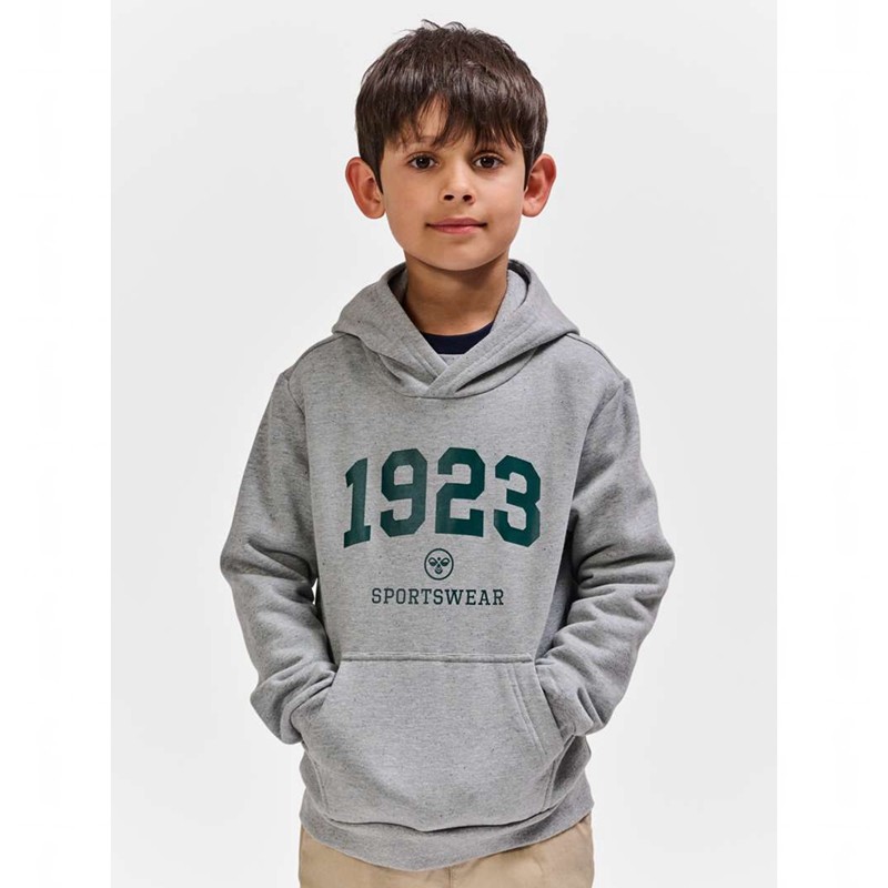 Sweat a Capuche Hummel Nipps Enfant Grise | 748617-625