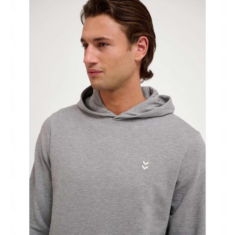 Sweat a Capuche Hummel Pulse Sweat Homme Grise | 408884-071