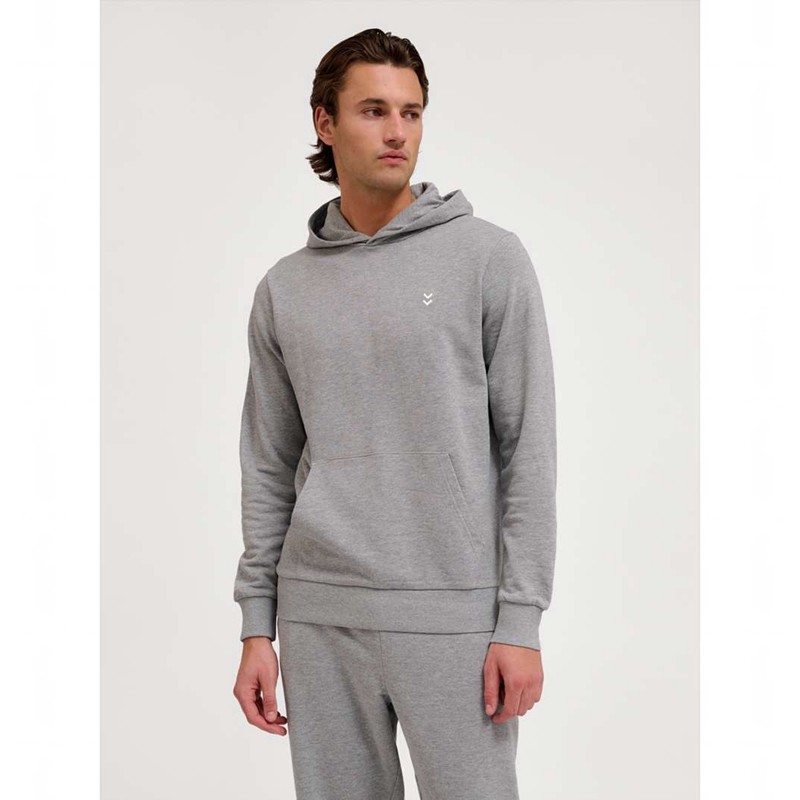 Sweat a Capuche Hummel Pulse Sweat Homme Grise | 408884-071