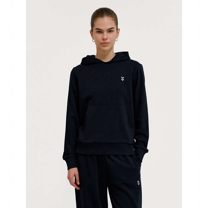Sweat a Capuche Hummel Pulse W Sweat Femme Noir | 238438-188