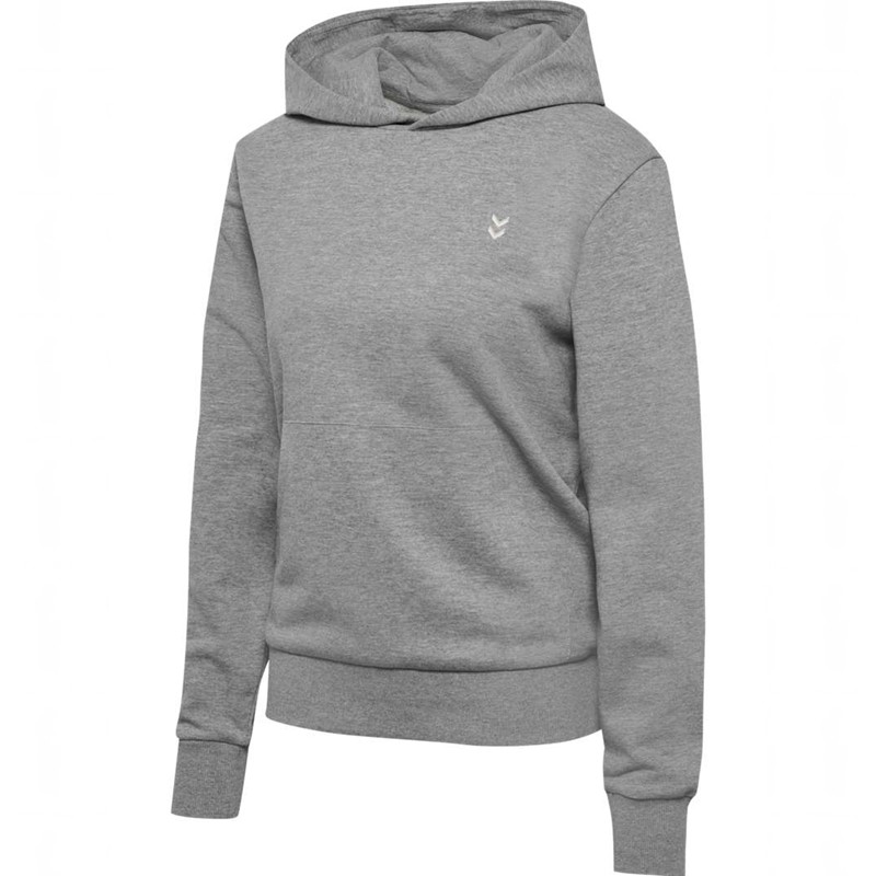 Sweat a Capuche Hummel Pulse W Sweat Femme Grise | 796904-233