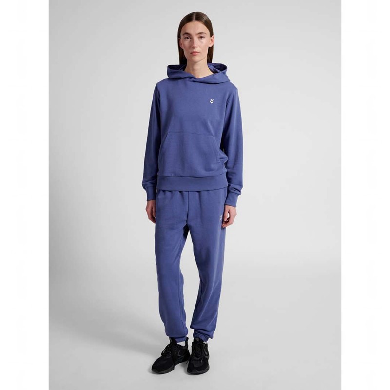 Sweat a Capuche Hummel Pulse W Sweat Femme Bleu | 884227-190
