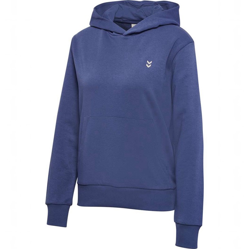 Sweat a Capuche Hummel Pulse W Sweat Femme Bleu | 884227-190