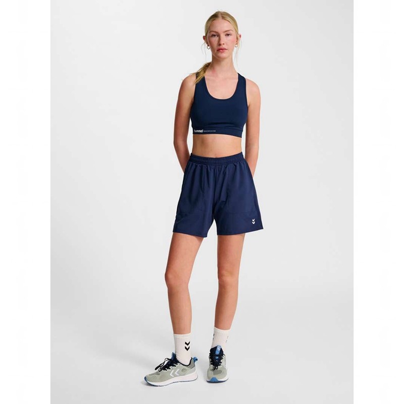 Sweat a Capuche Hummel Pulse Workout Homme Bleu Marine | 414927-776