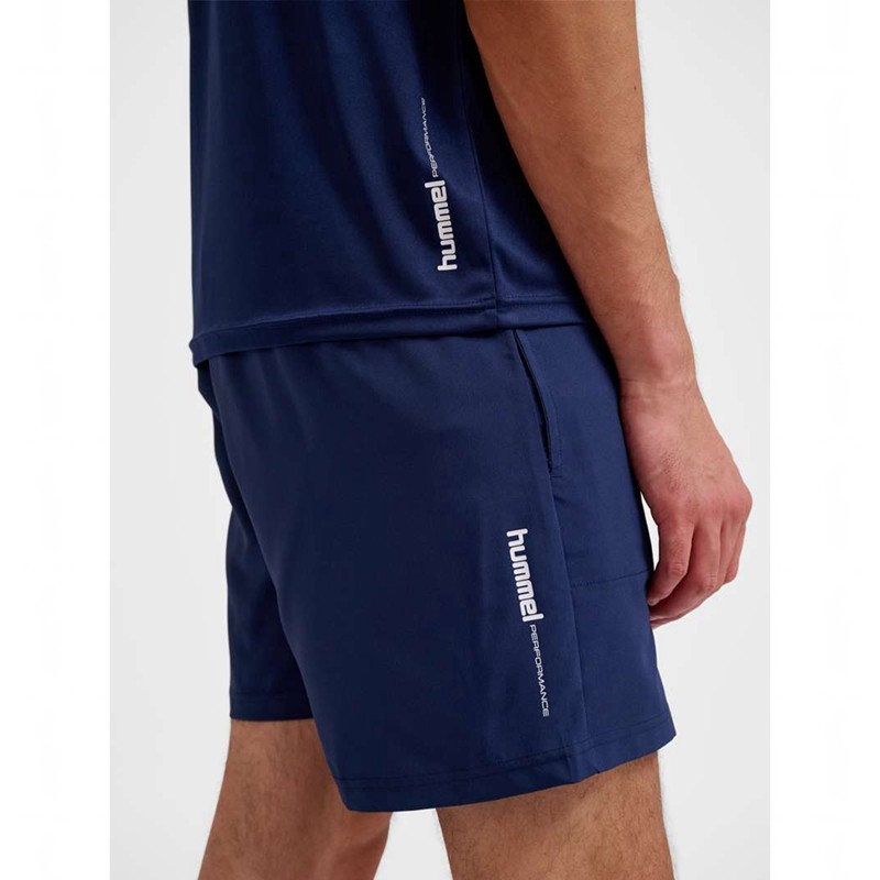 Sweat a Capuche Hummel Pulse Workout Homme Bleu Marine | 414927-776
