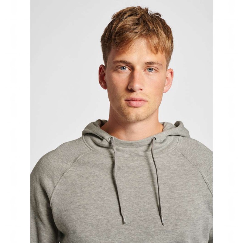 Sweat a Capuche Hummel Red Classic Homme Grise | 788480-438