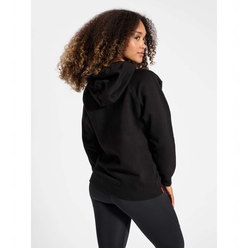 Sweat a Capuche Hummel Red Classic Zip Femme Noir | 062023-910