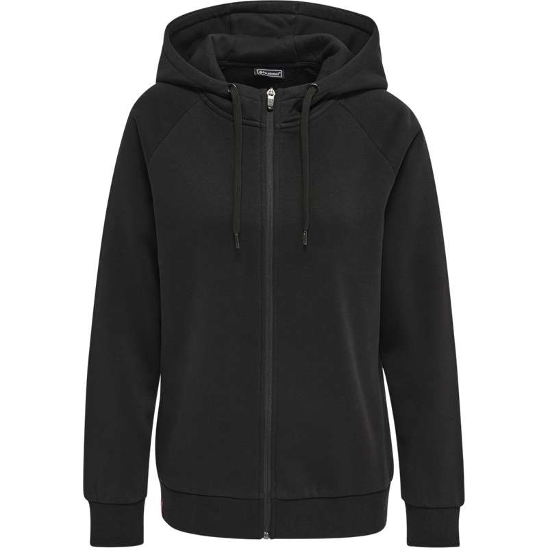 Sweat a Capuche Hummel Red Classic Zip Femme Noir | 062023-910