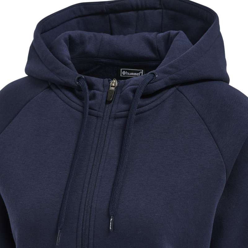 Sweat a Capuche Hummel Red Classic Zip Femme Bleu Marine | 164546-732