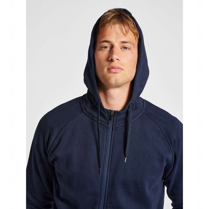 Sweat a Capuche Hummel Red Classic Zip Homme Bleu Marine | 663208-636