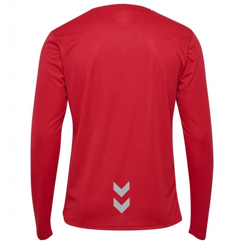 Sweat a Capuche Hummel Run L/S Homme Rouge | 088577-058