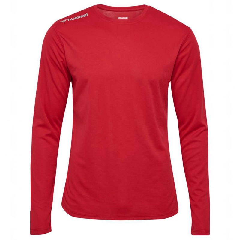 Sweat a Capuche Hummel Run L/S Homme Rouge | 088577-058