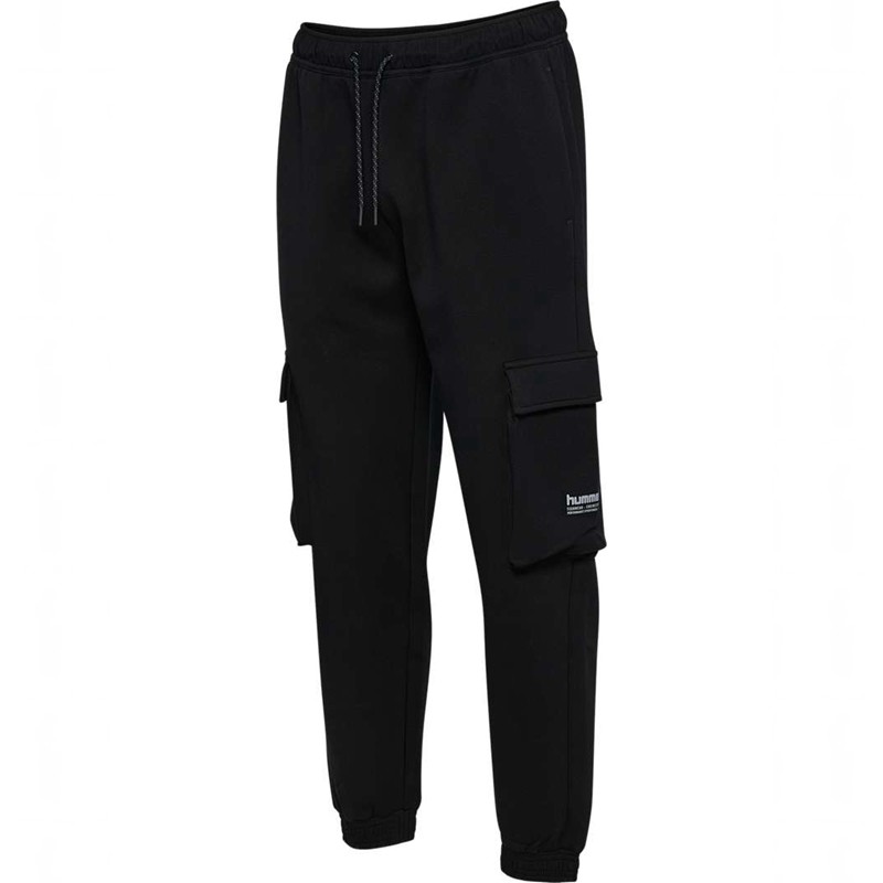 Sweat a Capuche Hummel Tech Fleece Loose Cargo Femme Noir | 592442-710