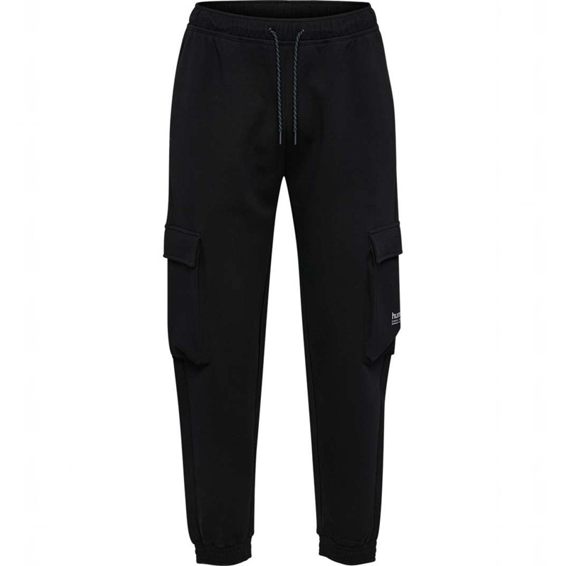 Sweat a Capuche Hummel Tech Fleece Loose Cargo Femme Noir | 592442-710