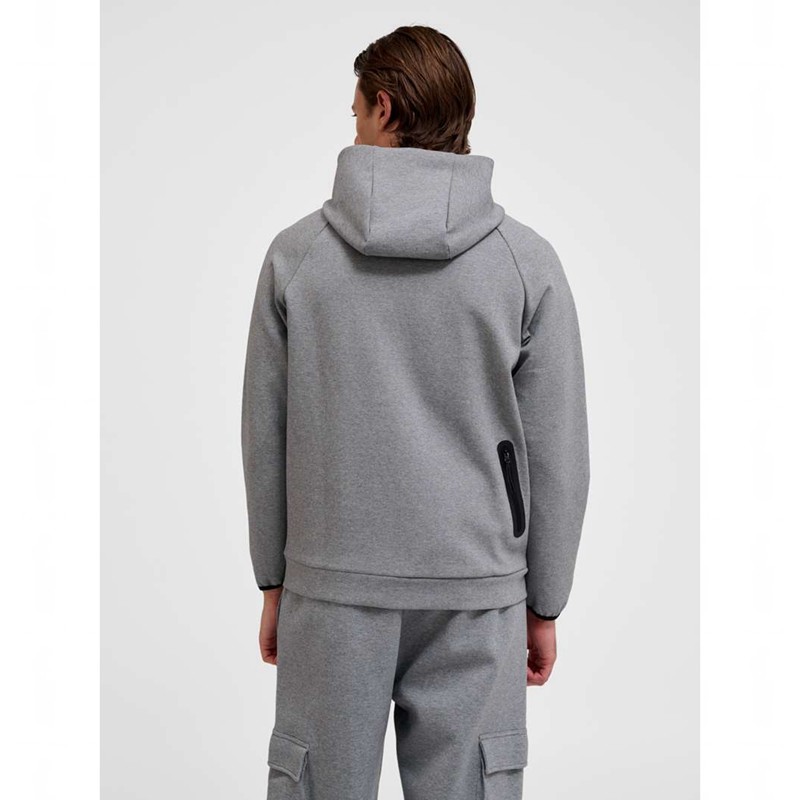 Sweat a Capuche Hummel Tech Fleece Regular Zip Femme Grise | 371107-878