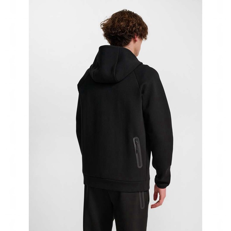 Sweat a Capuche Hummel Tech Fleece Regular Zip Homme Noir | 092904-872