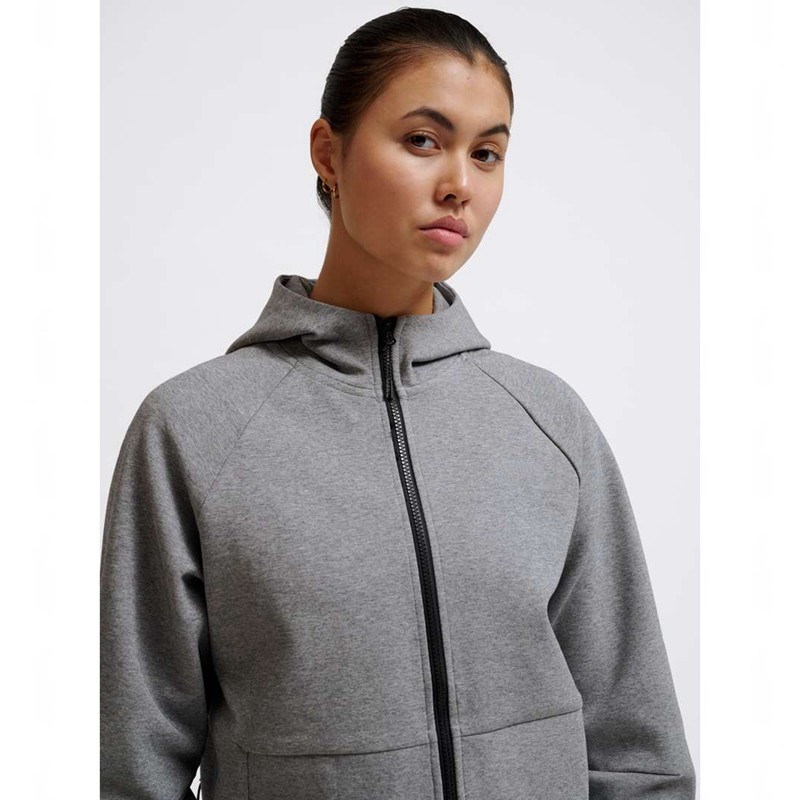 Sweat a Capuche Hummel Tech Fleece Regular Zip Homme Grise | 894053-785
